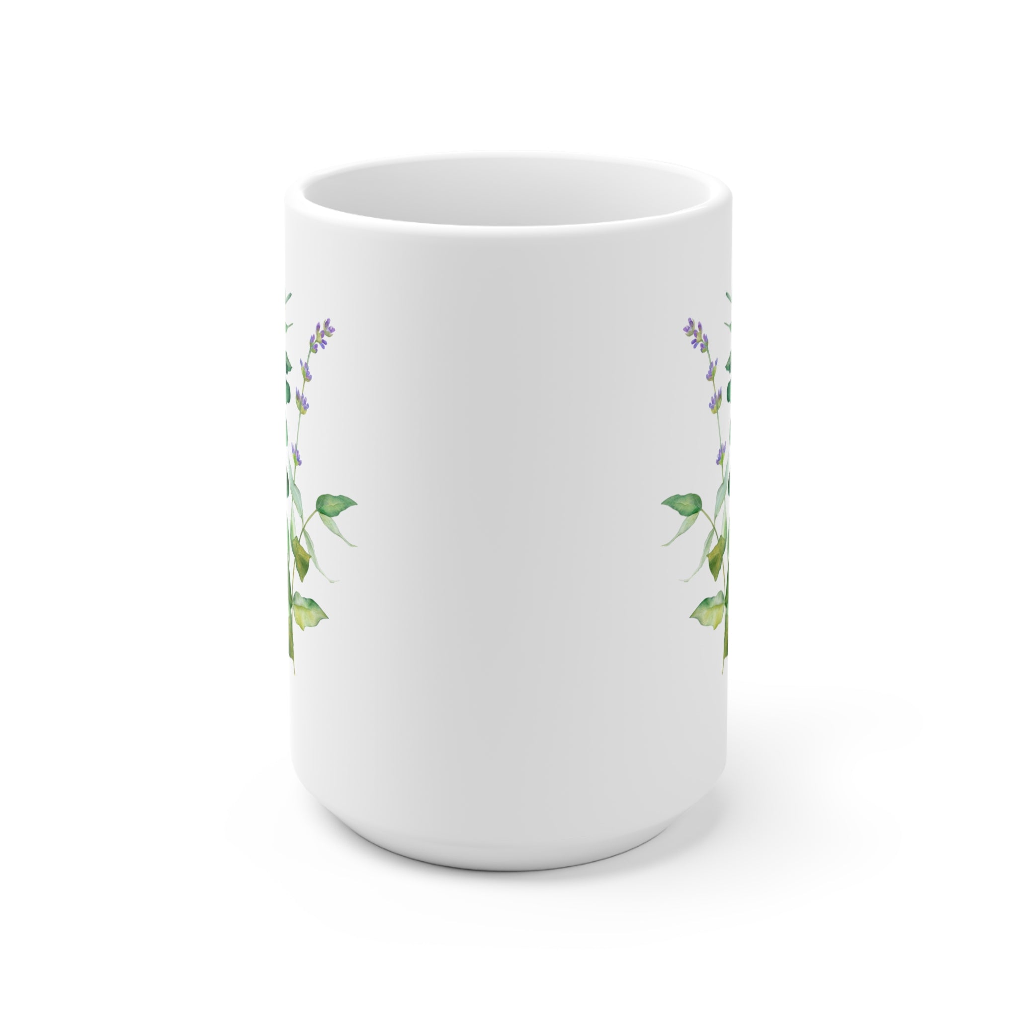 Botanical Ceramic Mug - Tea Lovers Gift | Free Fashion Spirit