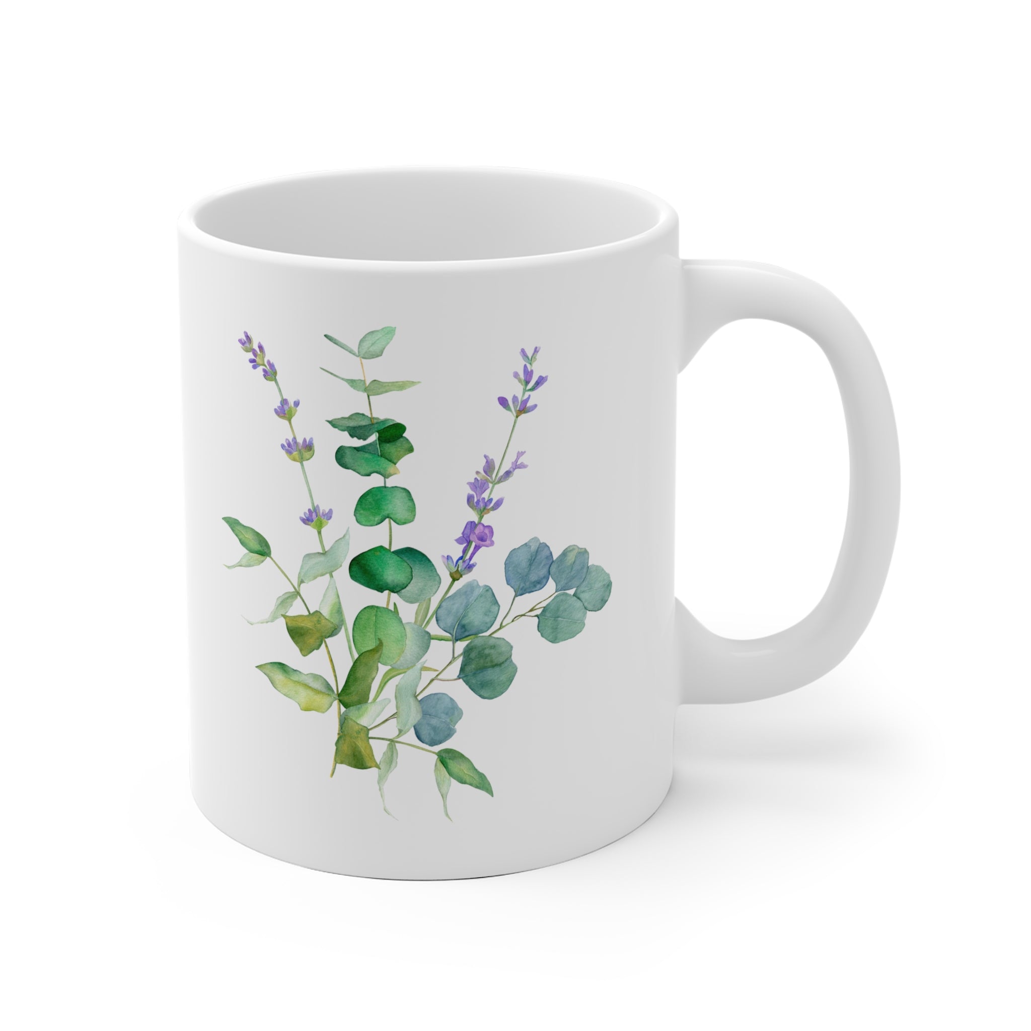Botanical Ceramic Mug - Tea Lovers Gift | Free Fashion Spirit