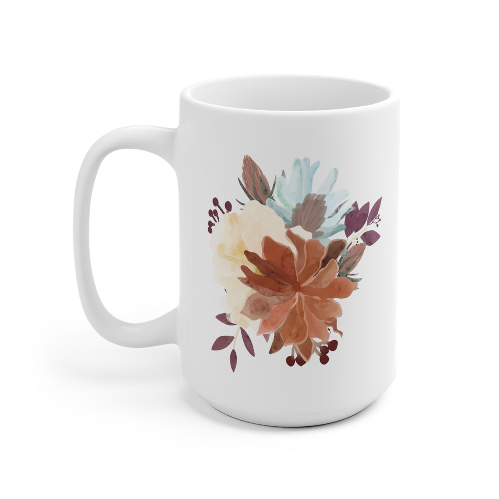 Floral Coffee Mug - Cozy Cup for Flower Lovers | Free Fashion