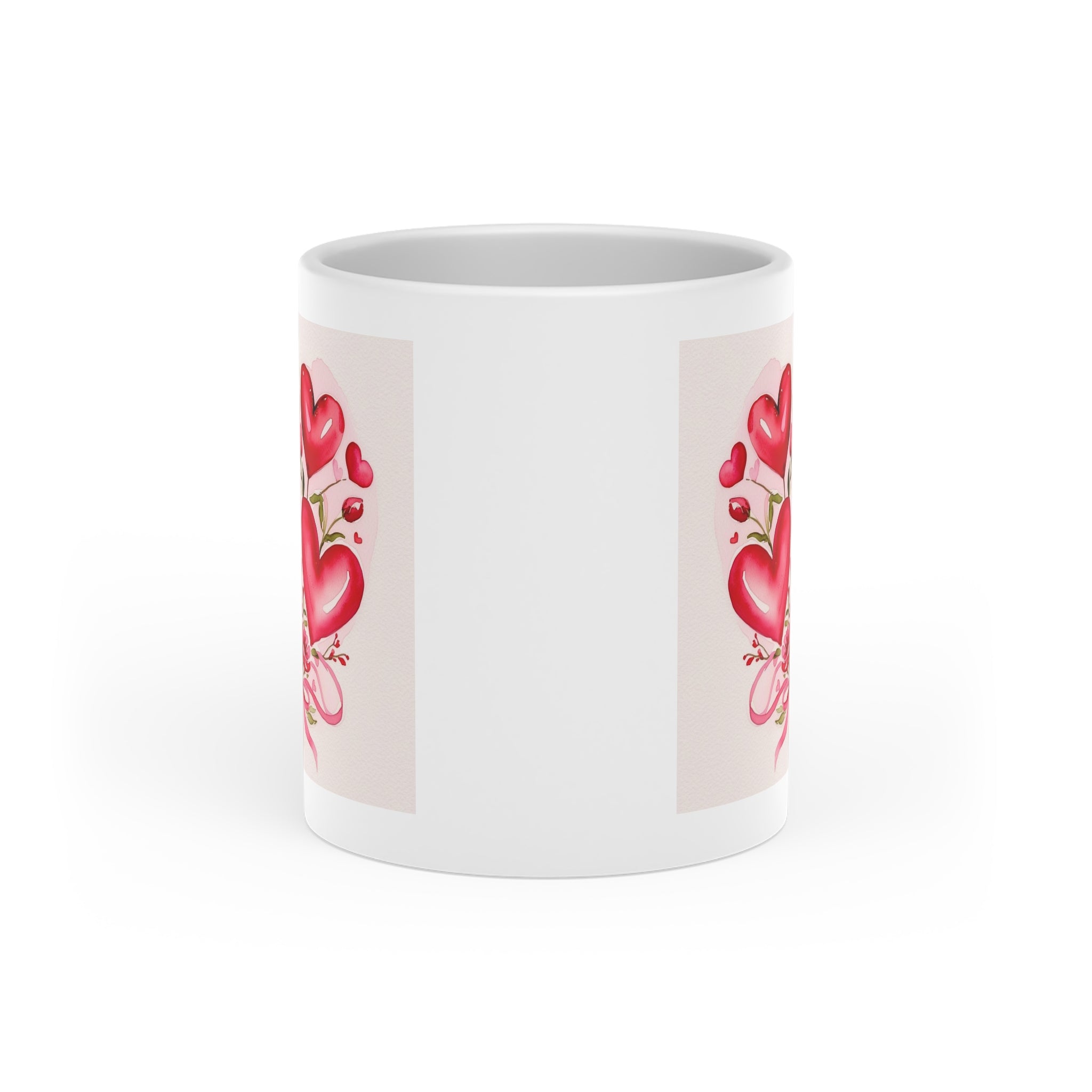 Heart-Shaped Coffee Mug - Valentine's Gift | Free Fashion