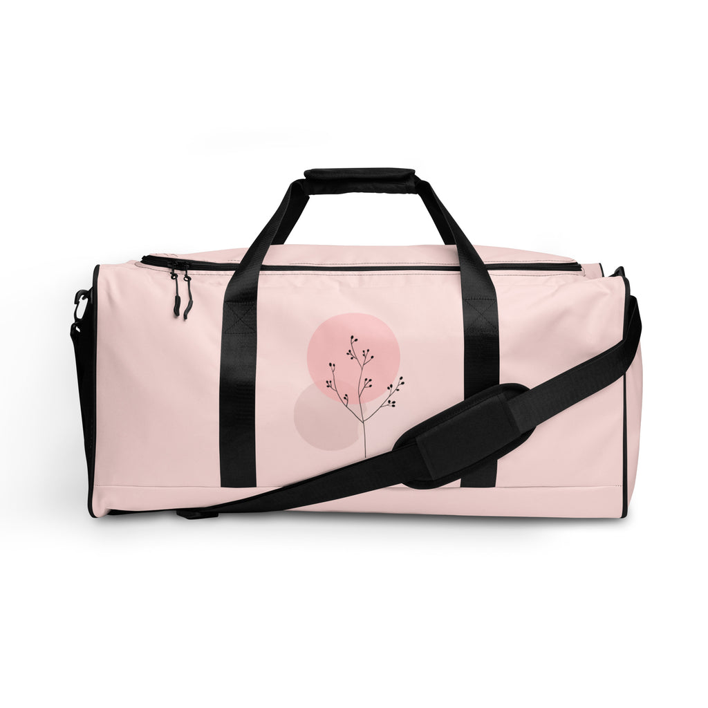 Pink Duffle Bag - Spacious Sports Travel Bag