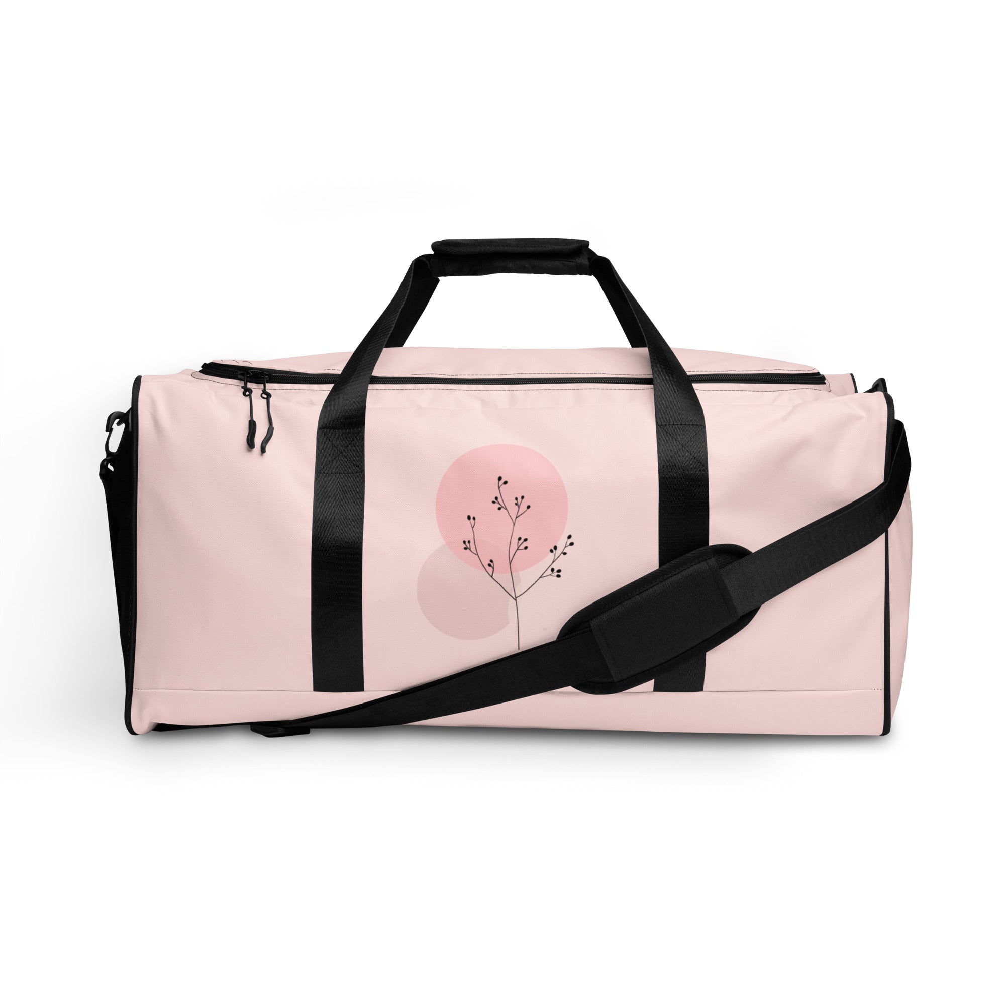 Pink Duffle Bag - Spacious Sports Travel Bag