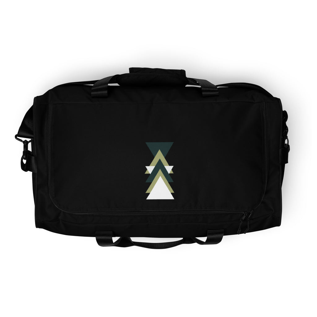 Triangles Duffle Bag - Geometric Pattern Travel Bag