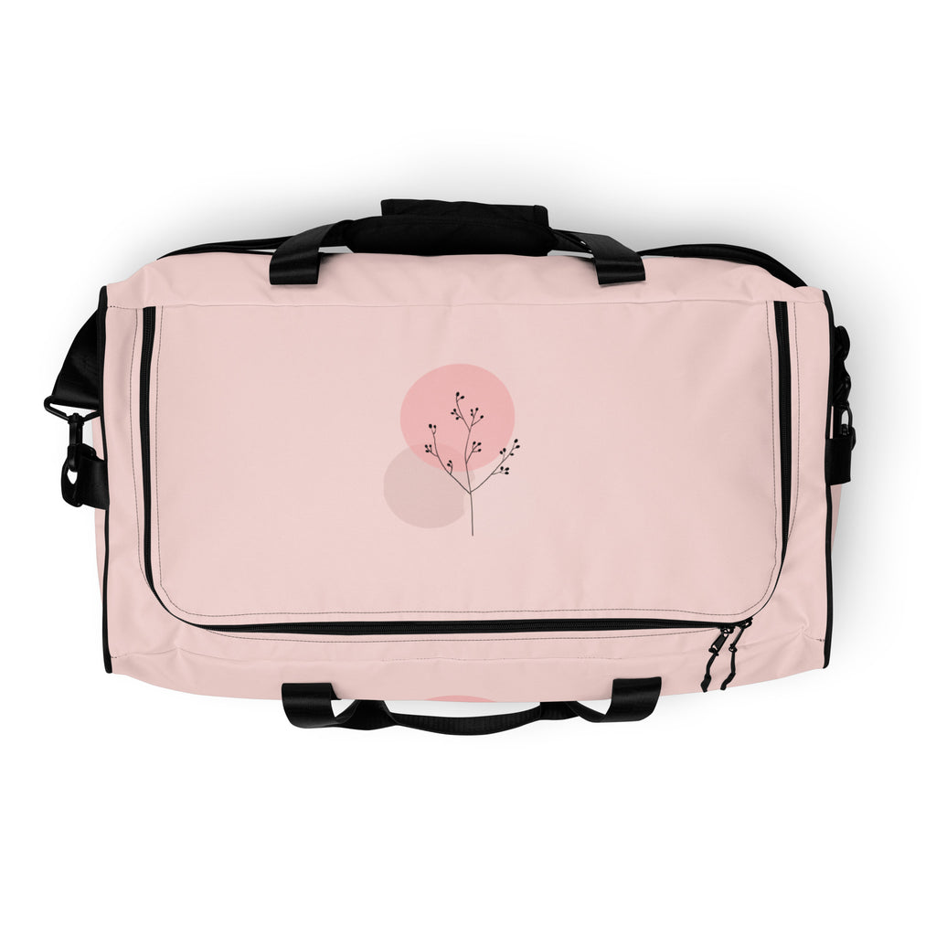 Pink Duffle Bag - Spacious Sports Travel Bag