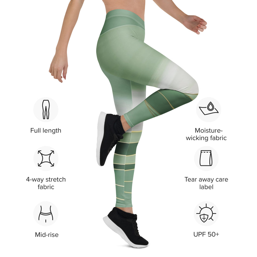 Green Leggings - Comfortable Women's Activewear