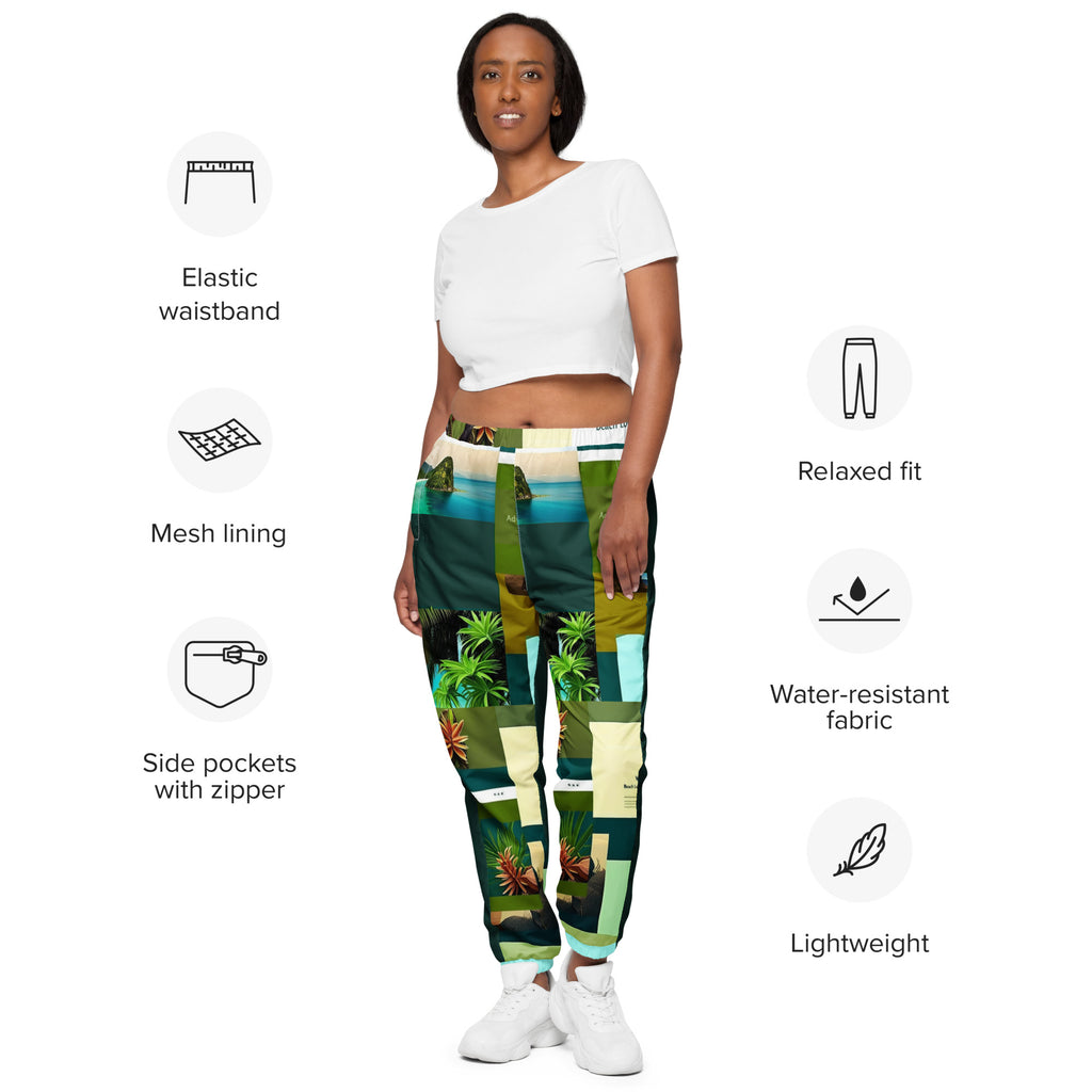 Tropical Adventure Track Pants - Comfortable Outdoor Wear
