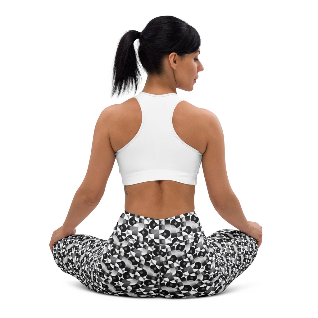 Black and White Yoga Leggings