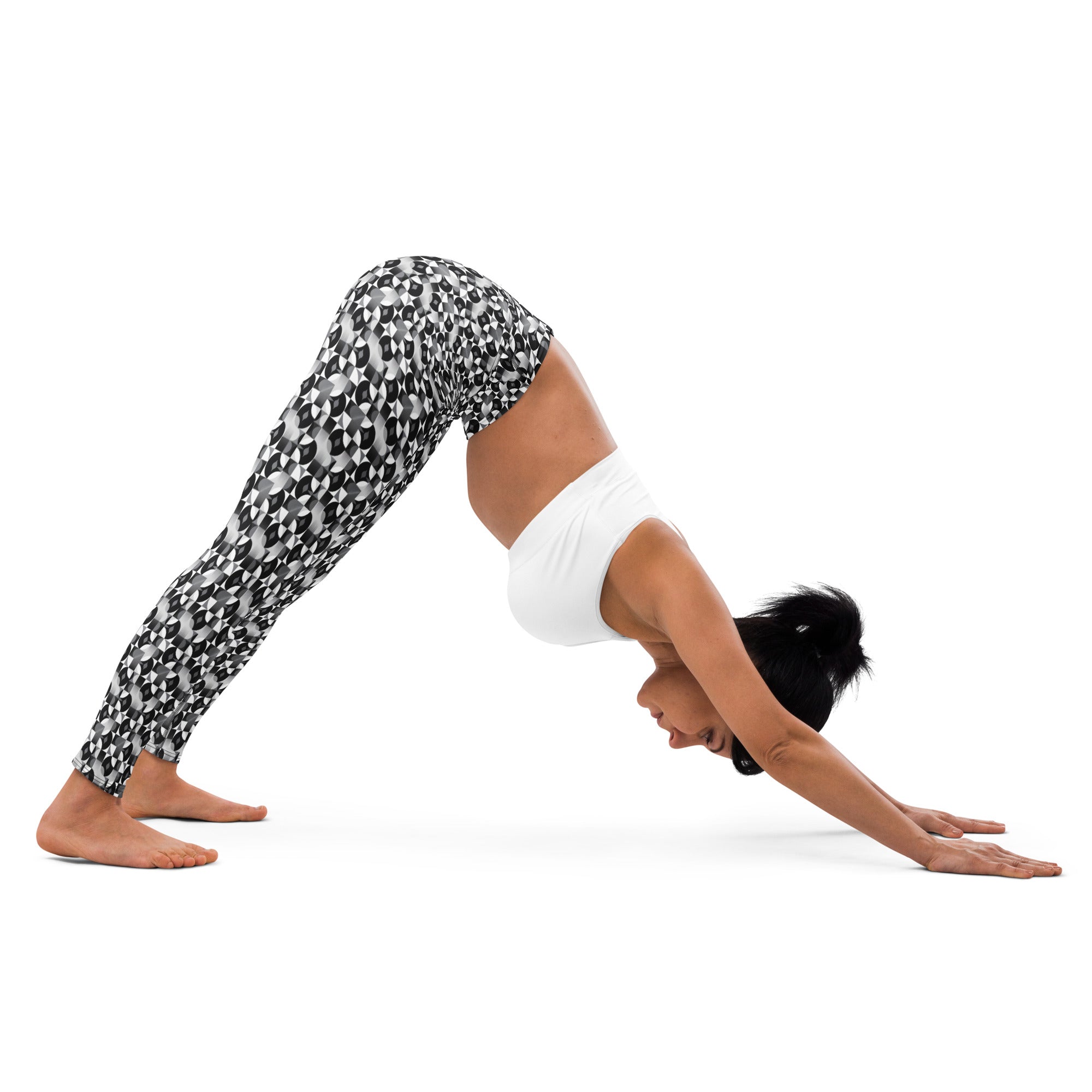 Black and White Yoga Leggings