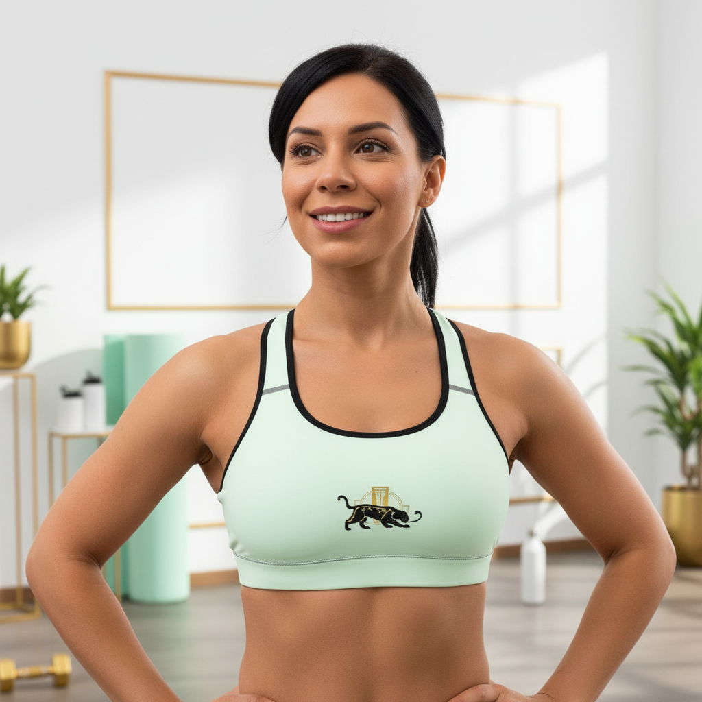 Big Cat Sports Bra Close-Up - Product Focus