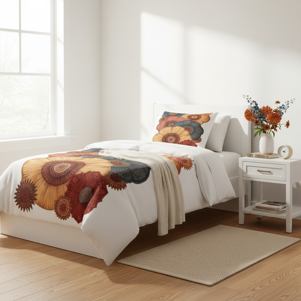 Elegant guest bedroom with twin XL bed