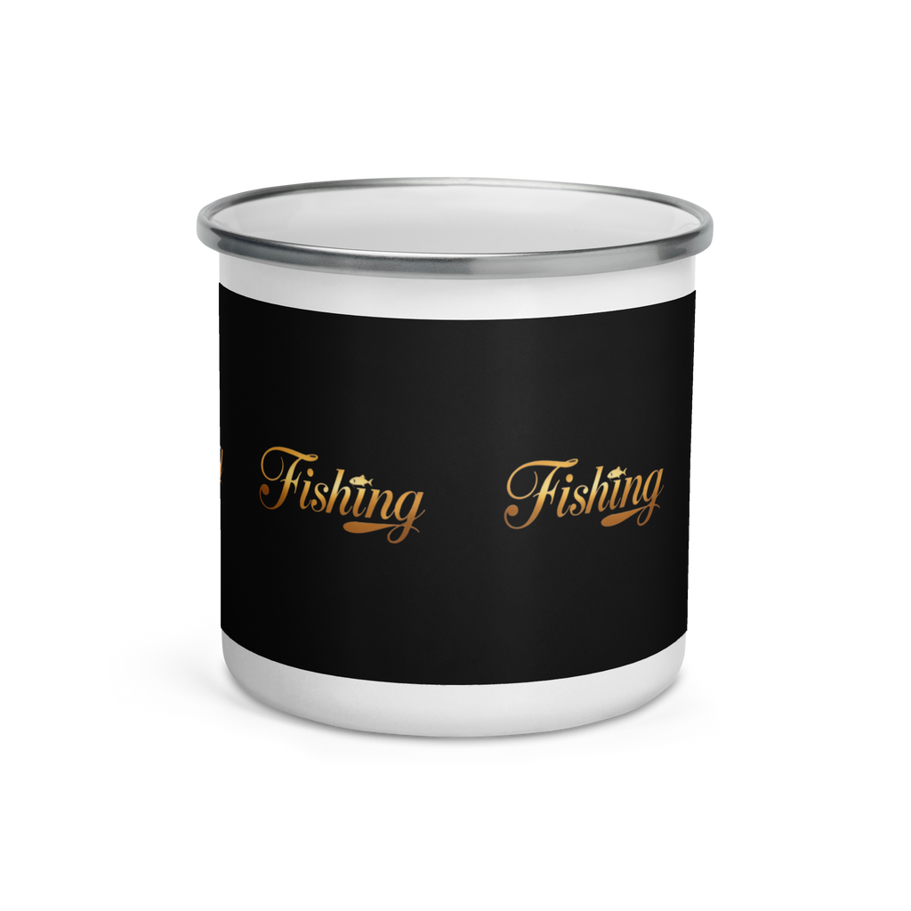  Fishing Enamel Mug