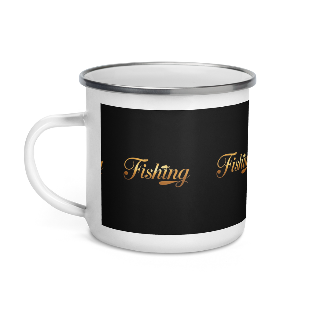  Fishing Enamel Mug