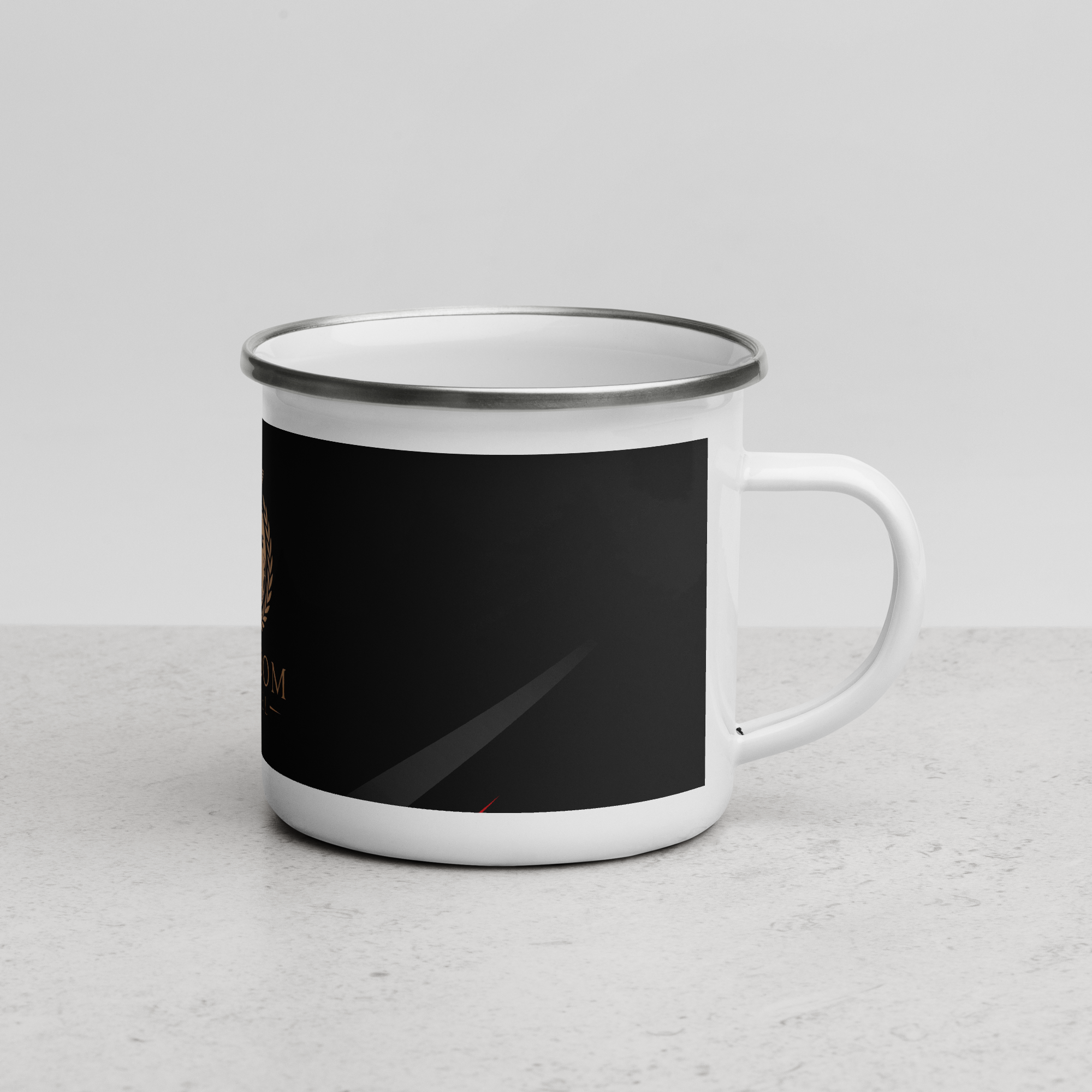  Freedom Travel Enamel Mug - Durable Camping Coffee Cup