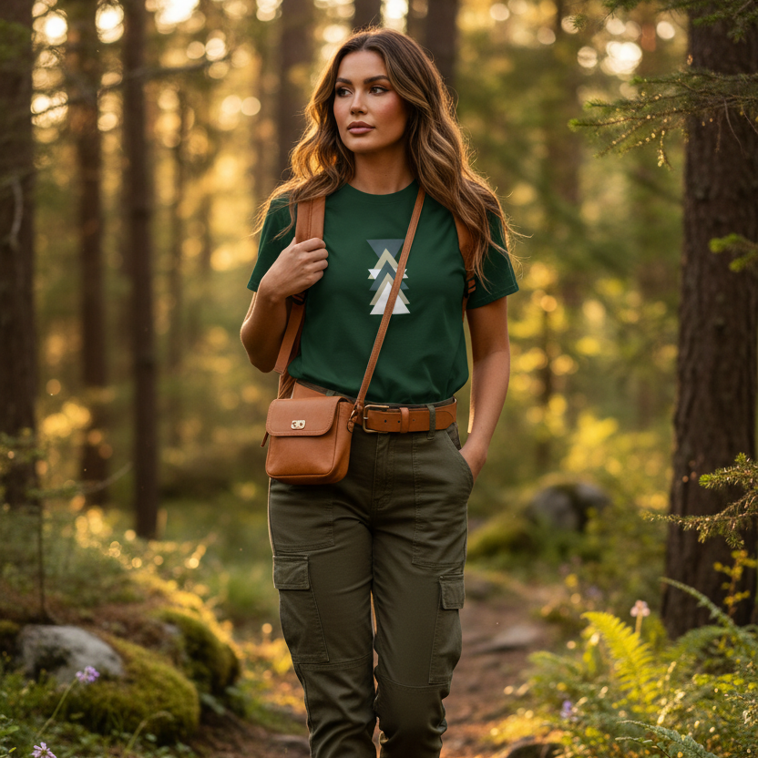 Forest green outfit