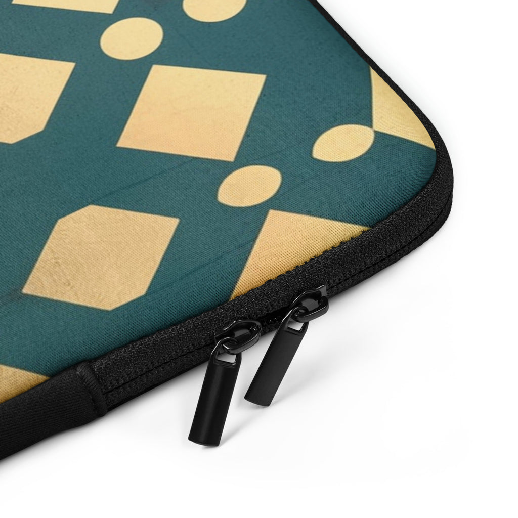 Green and Gold Laptop Sleeve