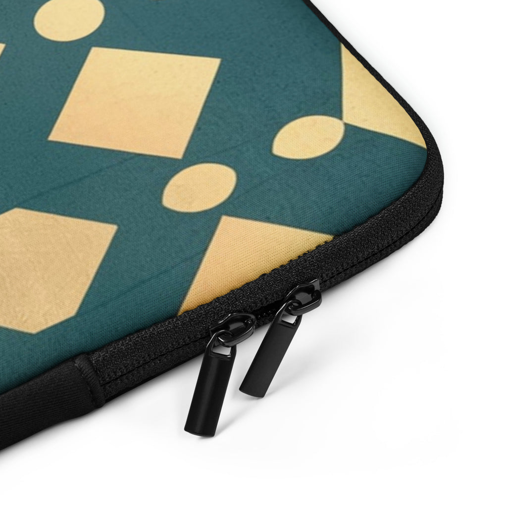 Green and Gold Laptop Sleeve