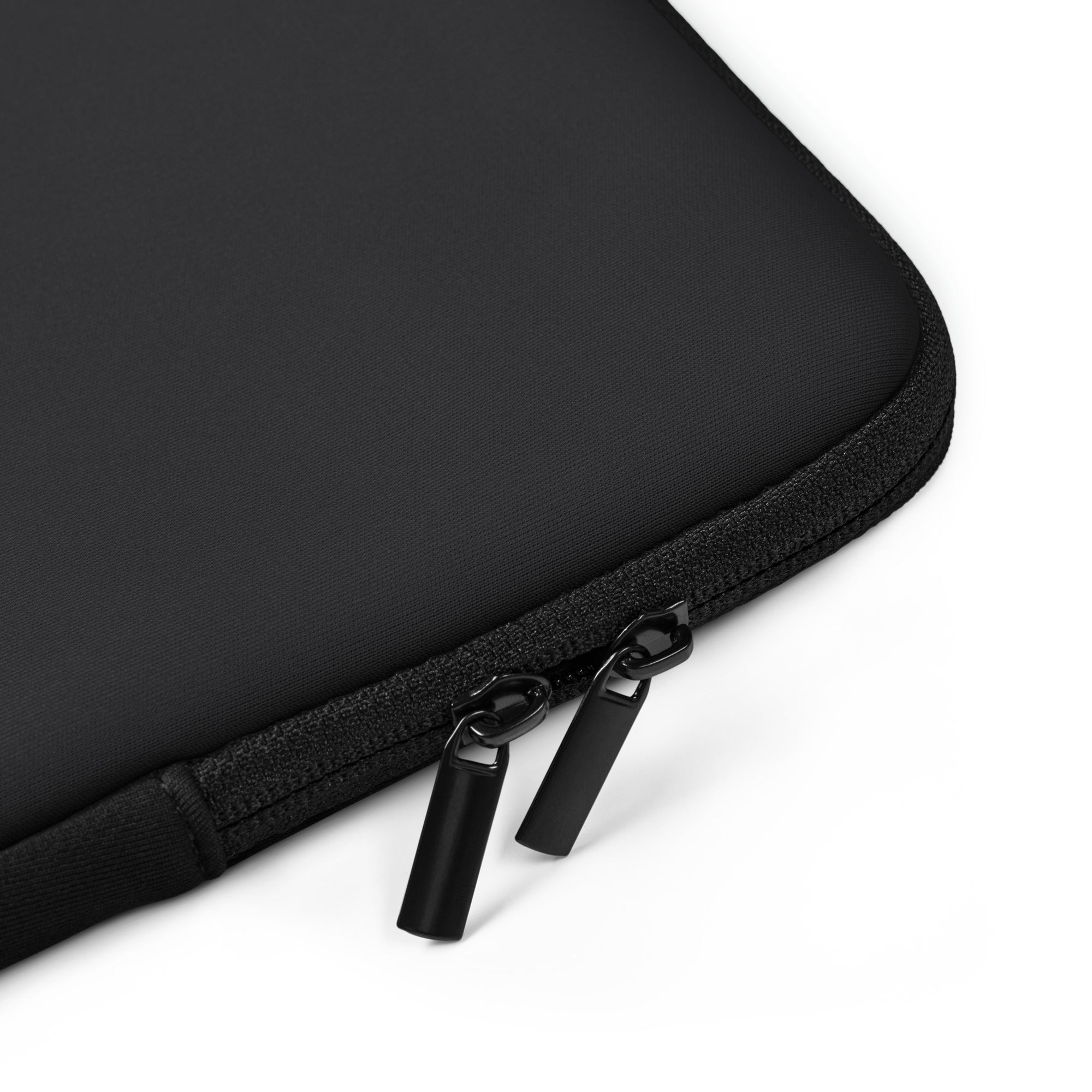 black laptop sleeve with wing motive