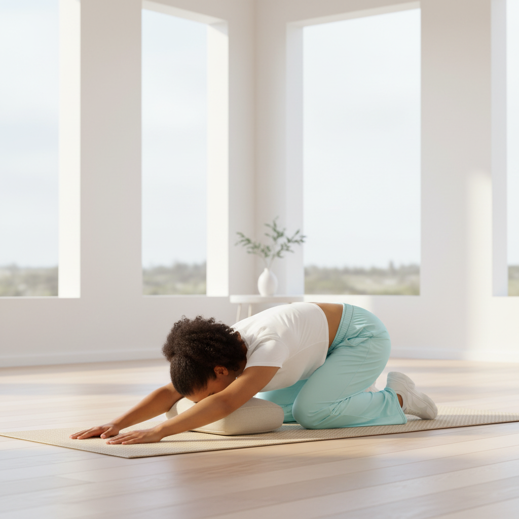 Light Blue Wide-Leg Pants - Yoga Wellness