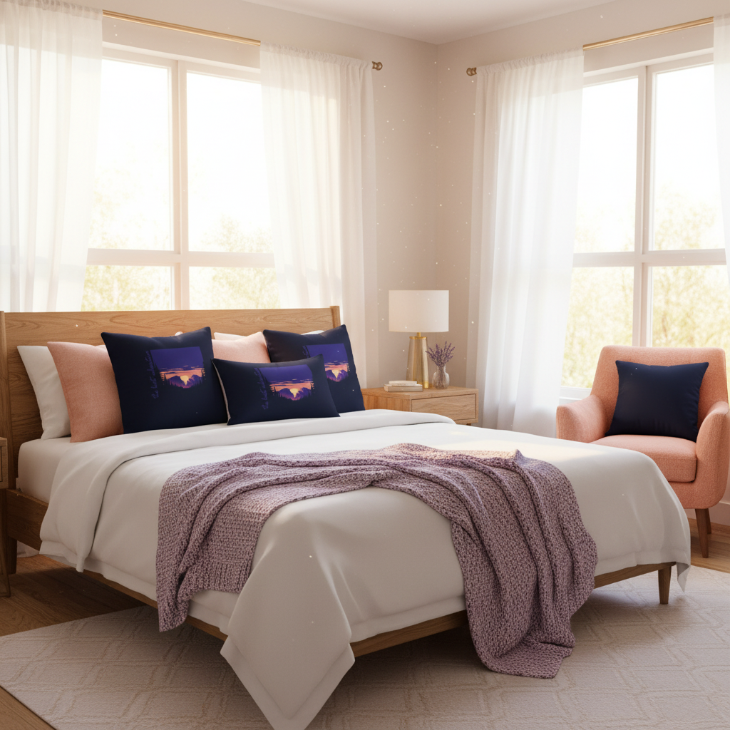 Light-flooded bedroom sanctuary