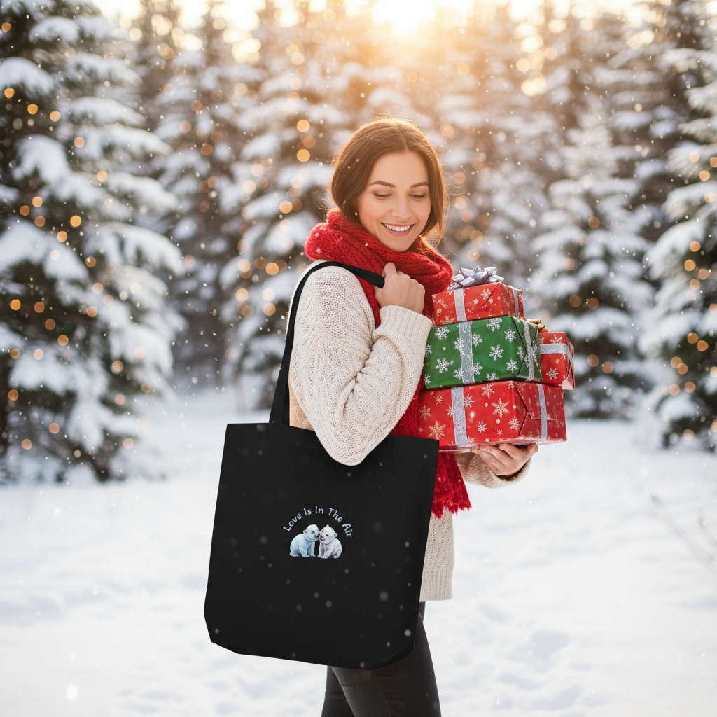 Polar Bears Eco Tote Bag - Christmas Winter Lifestyle