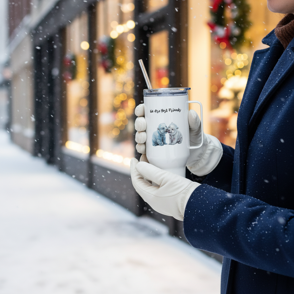 Polar Bears Travel Mug 