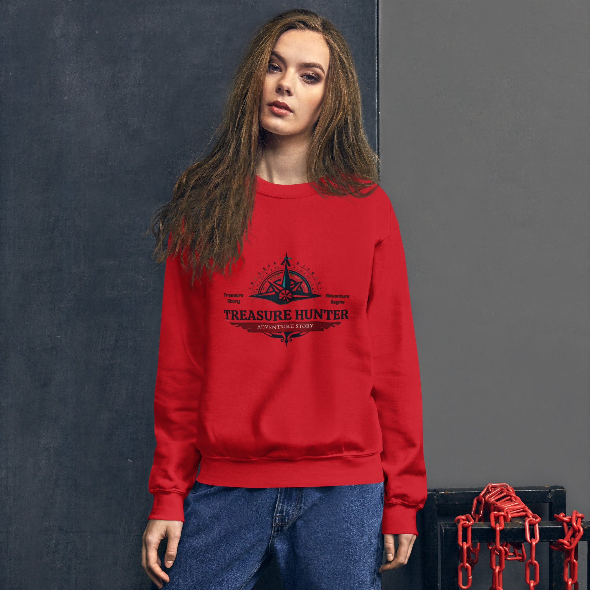 Unisex Sweatshirt Treasure Hunter - Adventure Comfort Wear