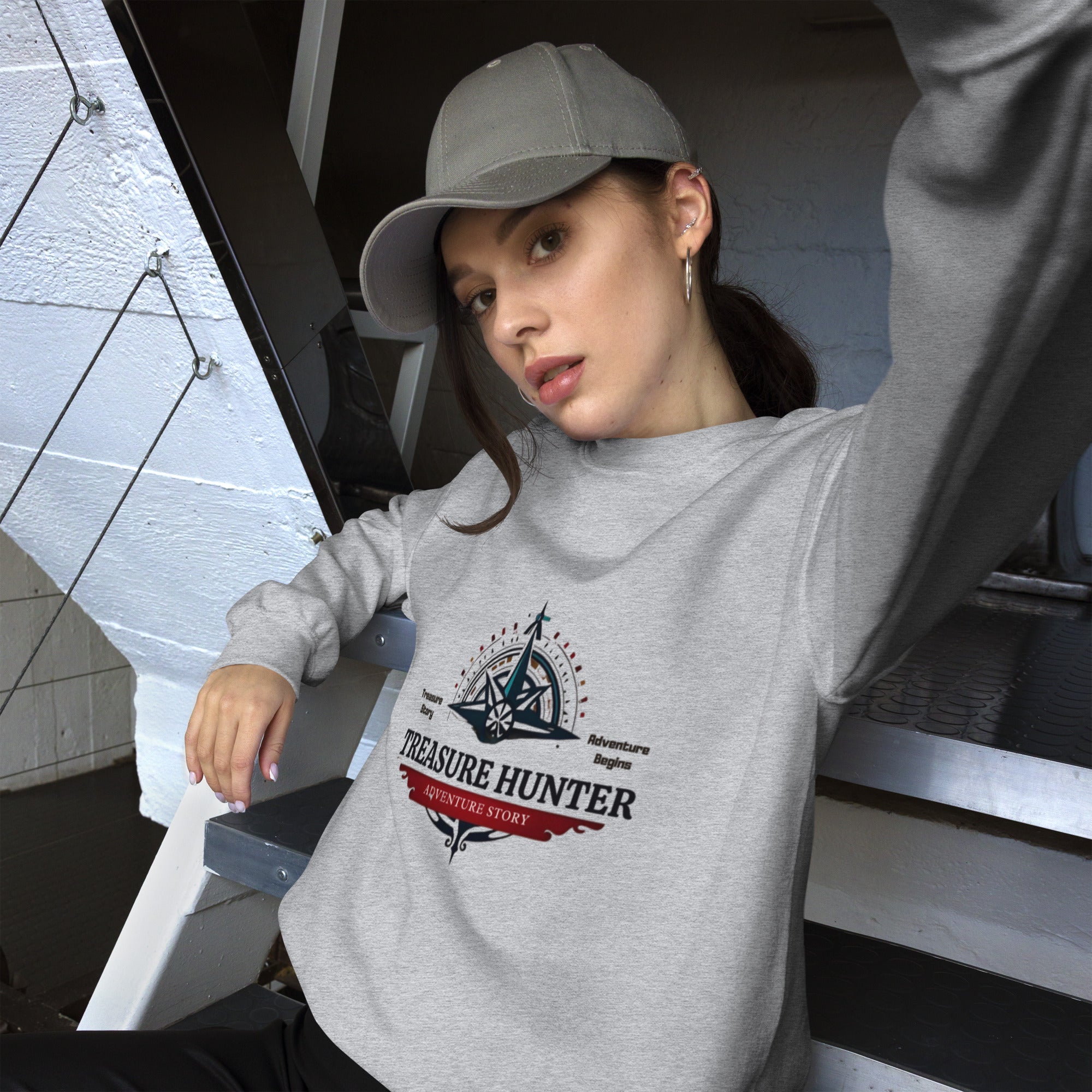 Unisex Sweatshirt Treasure Hunter - Adventure Comfort Wear
